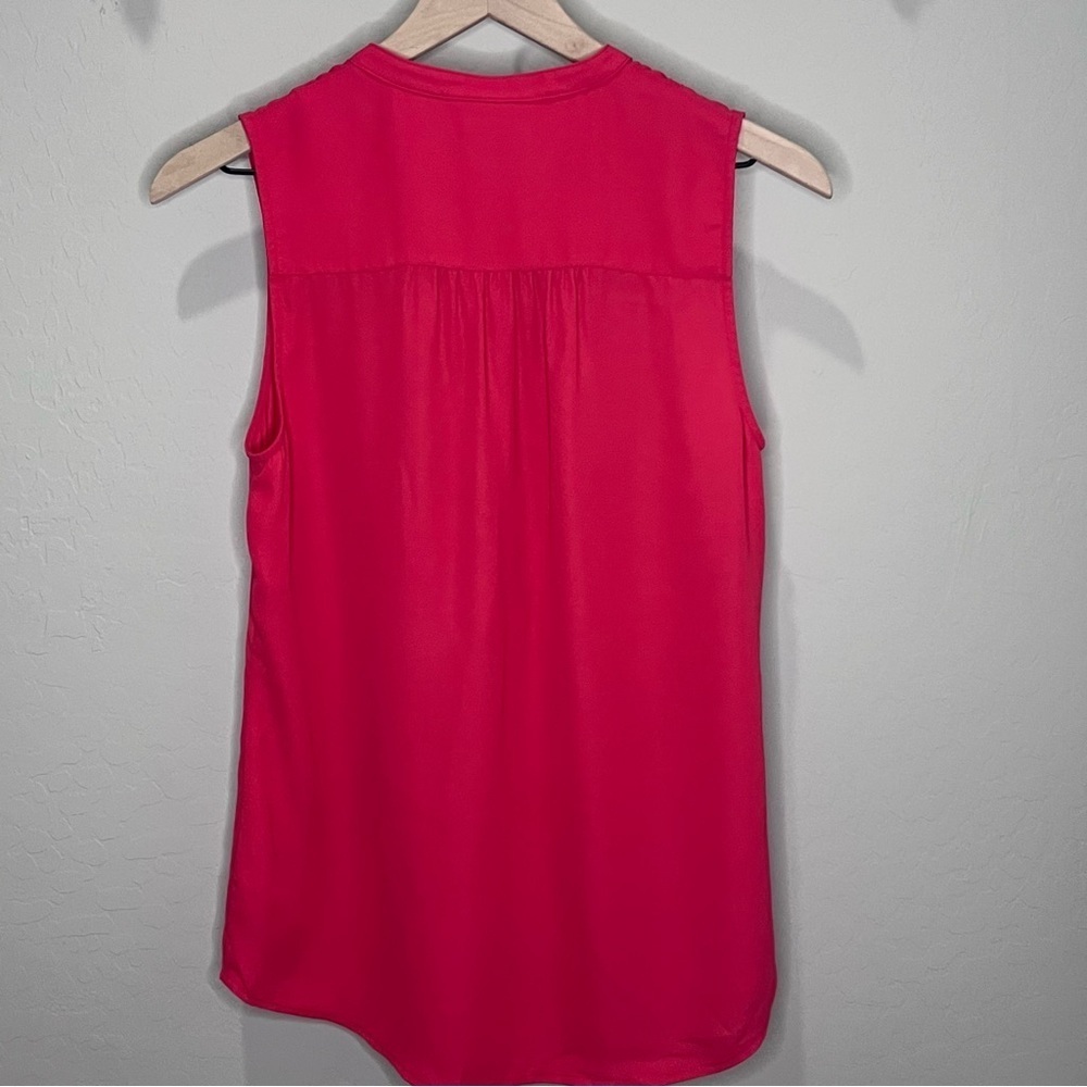 Anthropologie Maeve Top Blouse Marguerite Blouse Red Sleeveless Tank Tomato Lace - Picture 3 of 10